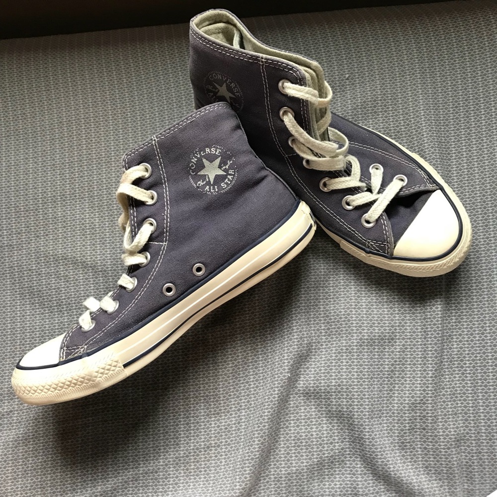 Denim Blue High Top Converse